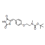 (Z)-5-[4-[2-[Boc-(甲基)氨基]乙氧基]亚苄基]噻唑烷-2,4-二酮