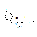 5-溴-1-(4-甲氧基苄基)-1H-1,2,3-三唑-4-甲酸乙酯
