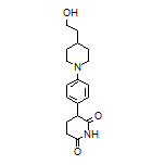 3-[4-[4-(2-羟基乙基)-1-哌啶基]苯基]哌啶-2,6-二酮