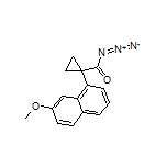 1-(7-甲氧基-1-萘基)环丙烷羰基叠氮化物
