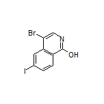 4-溴-6-碘异喹啉-1-醇