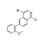4-溴-1-氯-6-(2-甲氧基苯基)异喹啉