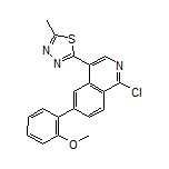 2-[1-氯-6-(2-甲氧基苯基)-4-异喹啉基]-5-甲基-1,3,4-噻二唑