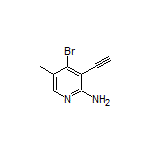 4-溴-3-乙炔基-5-甲基吡啶-2-胺