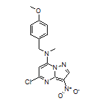 5-氯-N-(4-甲氧基苄基)-N-甲基-3-硝基吡唑并[1,5-a]嘧啶-7-胺