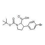 1-Boc-3-(6-溴-3-吡啶基)吡咯烷-2-甲酸