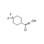 4,4-二氟-N-羟基环己烷亚氨代甲酰氯