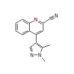 4-(1,5-二甲基-4-吡唑基)喹啉-2-甲腈