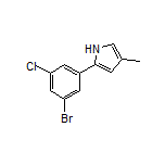 2-(3-溴-5-氯苯基)-4-甲基吡咯
