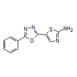 5-(5-苯基-1,3,4-噁二唑-2-基)噻唑-2-胺
