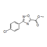 3-(4-氯苯基)-1,2,4-噁二唑-5-甲酸甲酯
