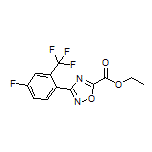 3-[4-氟-2-(三氟甲基)苯基]-1,2,4-噁二唑-5-甲酸乙酯