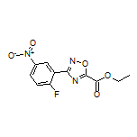 3-(2-氟-5-硝基苯基)-1,2,4-噁二唑-5-甲酸乙酯