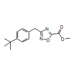 3-[4-(叔丁基)苄基]-1,2,4-噁二唑-5-甲酸甲酯