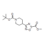 3-(1-Boc-4-哌啶基)-1,2,4-噁二唑-5-甲酸甲酯