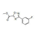 3-(3-氟苯基)-1,2,4-噁二唑-5-甲酸甲酯