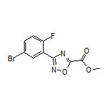 3-(5-溴-2-氟苯基)-1,2,4-噁二唑-5-甲酸甲酯