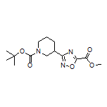 3-(1-Boc-3-哌啶基)-1,2,4-噁二唑-5-甲酸甲酯