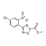 3-(4-氯-2-硝基苯基)-1,2,4-噁二唑-5-甲酸甲酯