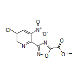 3-(5-氯-3-硝基-2-吡啶基)-1,2,4-噁二唑-5-甲酸甲酯