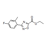 3-(4-氟-2-甲基苯基)-1,2,4-噁二唑-5-甲酸乙酯
