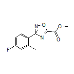 3-(4-氟-2-甲基苯基)-1,2,4-噁二唑-5-甲酸甲酯
