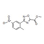 3-(2-甲基-5-硝基苯基)-1,2,4-噁二唑-5-甲酸甲酯