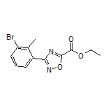 3-(3-溴-2-甲基苯基)-1,2,4-噁二唑-5-甲酸乙酯