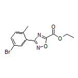 3-(5-溴-2-甲基苯基)-1,2,4-噁二唑-5-甲酸乙酯