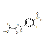 3-(3-氟-4-硝基苯基)-1,2,4-噁二唑-5-甲酸甲酯