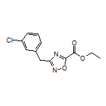 3-(3-氯苄基)-1,2,4-噁二唑-5-甲酸乙酯