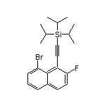 [(8-溴-2-氟-1-萘基)乙炔基]三异丙基硅烷