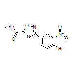 3-(4-溴-3-硝基苯基)-1,2,4-噁二唑-5-甲酸甲酯