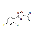 3-(2-氯-4-氟苯基)-1,2,4-噁二唑-5-甲酸甲酯
