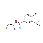 [3-[4-氟-3-(三氟甲基)苯基]-1,2,4-噁二唑-5-基]甲醇