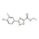 3-(4-氟-3-甲基苯基)-1,2,4-噁二唑-5-甲酸乙酯