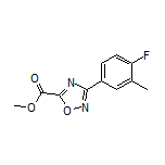 3-(4-氟-3-甲基苯基)-1,2,4-噁二唑-5-甲酸甲酯