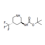 (3S,5S)-N-Boc-5-(三氟甲基)哌啶-3-胺