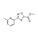 3-(6-甲基-2-吡啶基)-1,2,4-噁二唑-5-甲酸甲酯