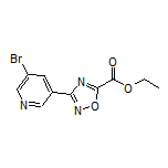 3-(5-溴-3-吡啶基)-1,2,4-噁二唑-5-甲酸乙酯