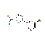 3-(5-溴-3-吡啶基)-1,2,4-噁二唑-5-甲酸甲酯