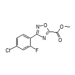 3-(4-氯-2-氟苯基)-1,2,4-噁二唑-5-甲酸甲酯