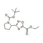 3-(1-Boc-2-吡咯烷基)-1,2,4-噁二唑-5-甲酸乙酯