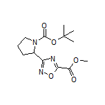 3-(1-Boc-2-吡咯烷基)-1,2,4-噁二唑-5-甲酸甲酯
