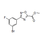 3-(3-溴-5-氟苯基)-1,2,4-噁二唑-5-甲酸甲酯