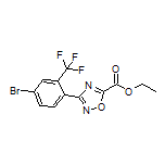 3-[4-溴-2-(三氟甲基)苯基]-1,2,4-噁二唑-5-甲酸乙酯