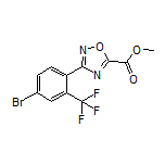 3-[4-溴-2-(三氟甲基)苯基]-1,2,4-噁二唑-5-甲酸甲酯