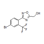 [3-[4-溴-2-(三氟甲基)苯基]-1,2,4-噁二唑-5-基]甲醇