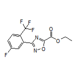3-[5-氟-2-(三氟甲基)苯基]-1,2,4-噁二唑-5-甲酸乙酯