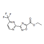 3-[4-(三氟甲基)-2-嘧啶基]-1,2,4-噁二唑-5-甲酸乙酯